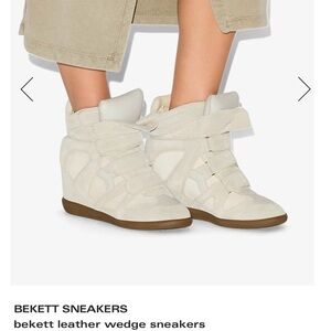 Bekett Sneakers balskee high-top leather wedge sneakers